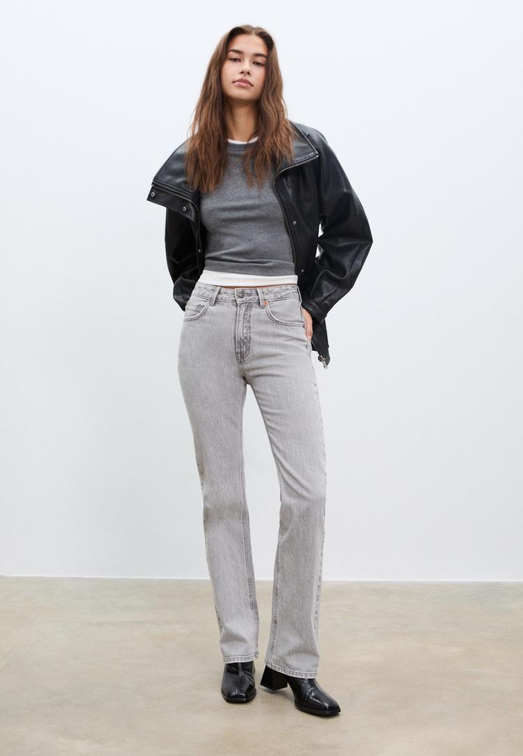 d98 jeans straight efecto vintage