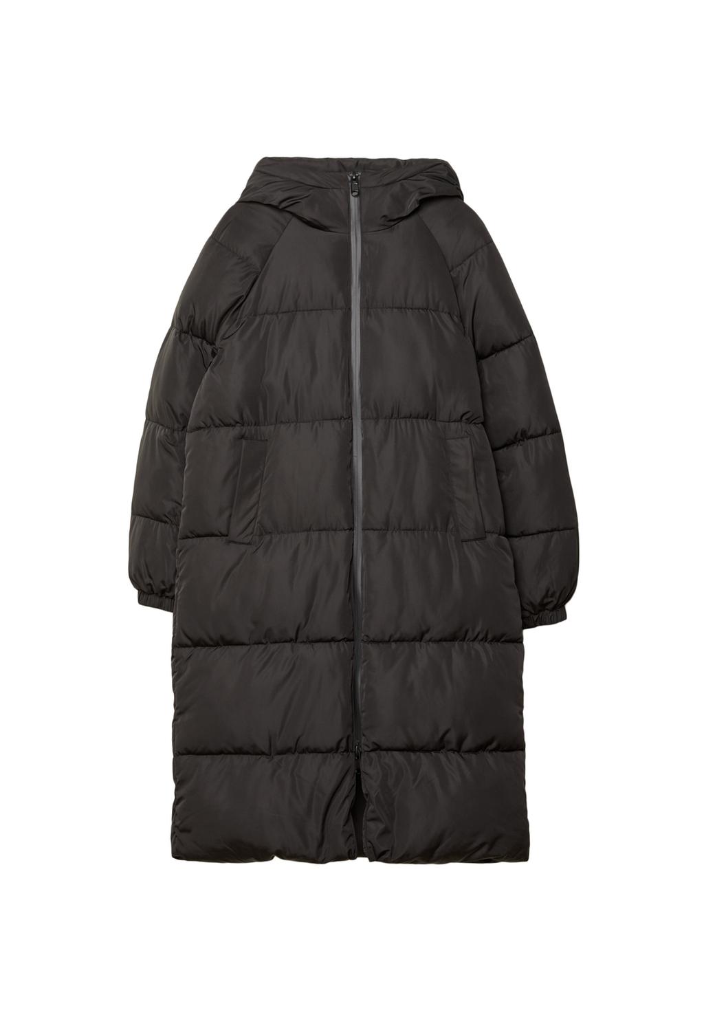Long puffer coat
