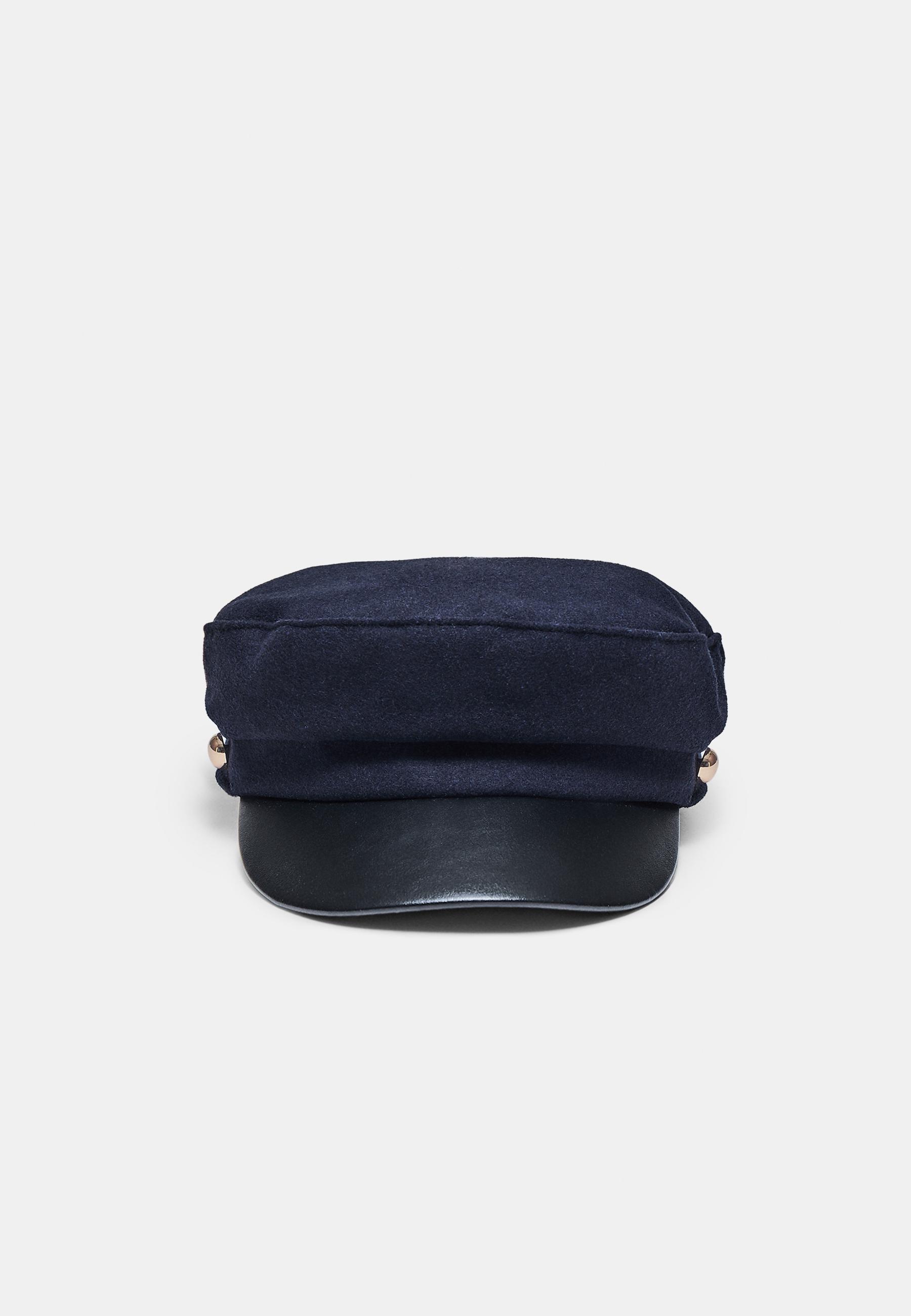 Two-tone sailor cap — Navy blue