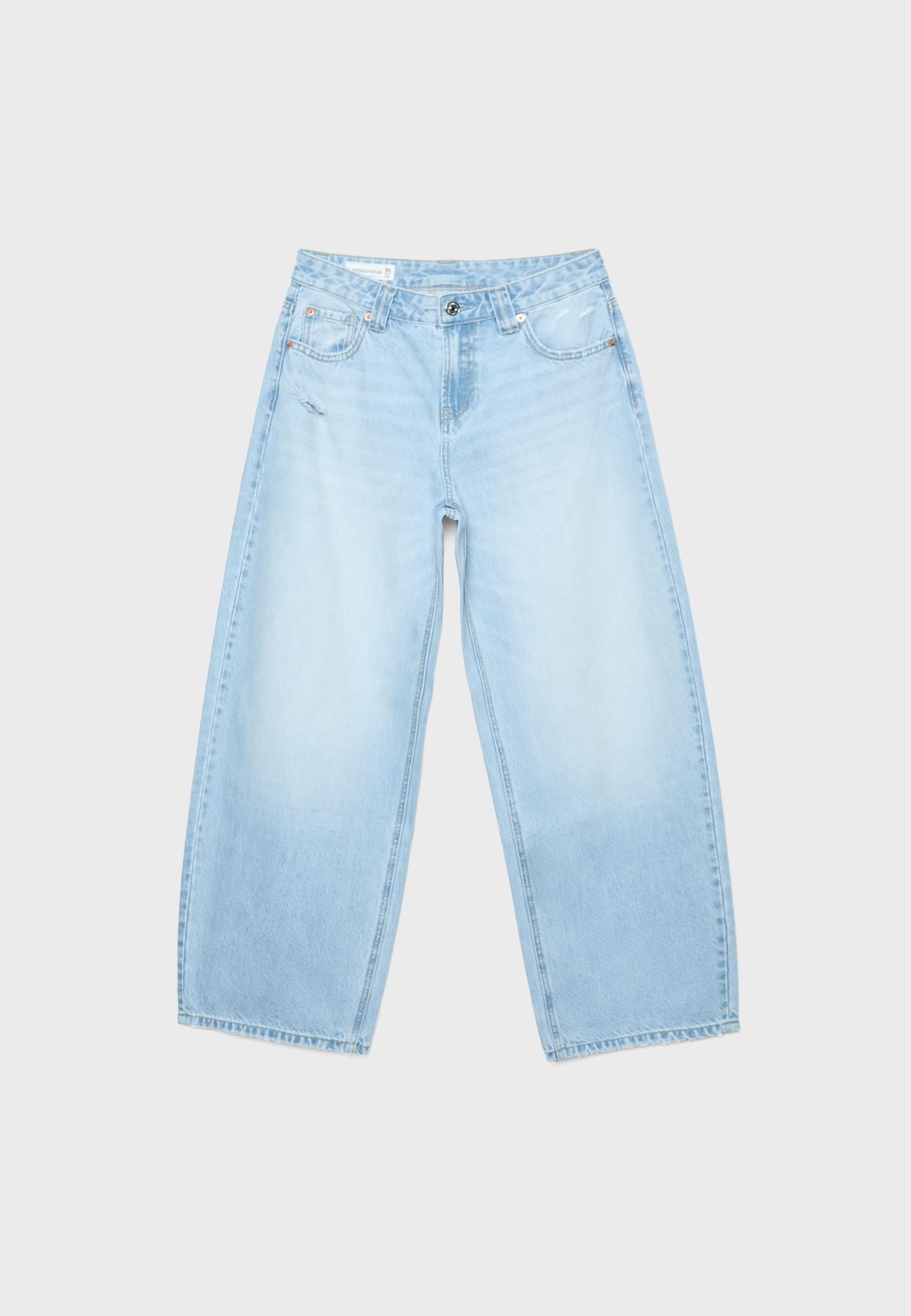 D80 Barrel fit jeans — MEDIUM LIGHT BLUE DENIM