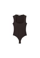 Kare yaka poliamid body - Görsel 16