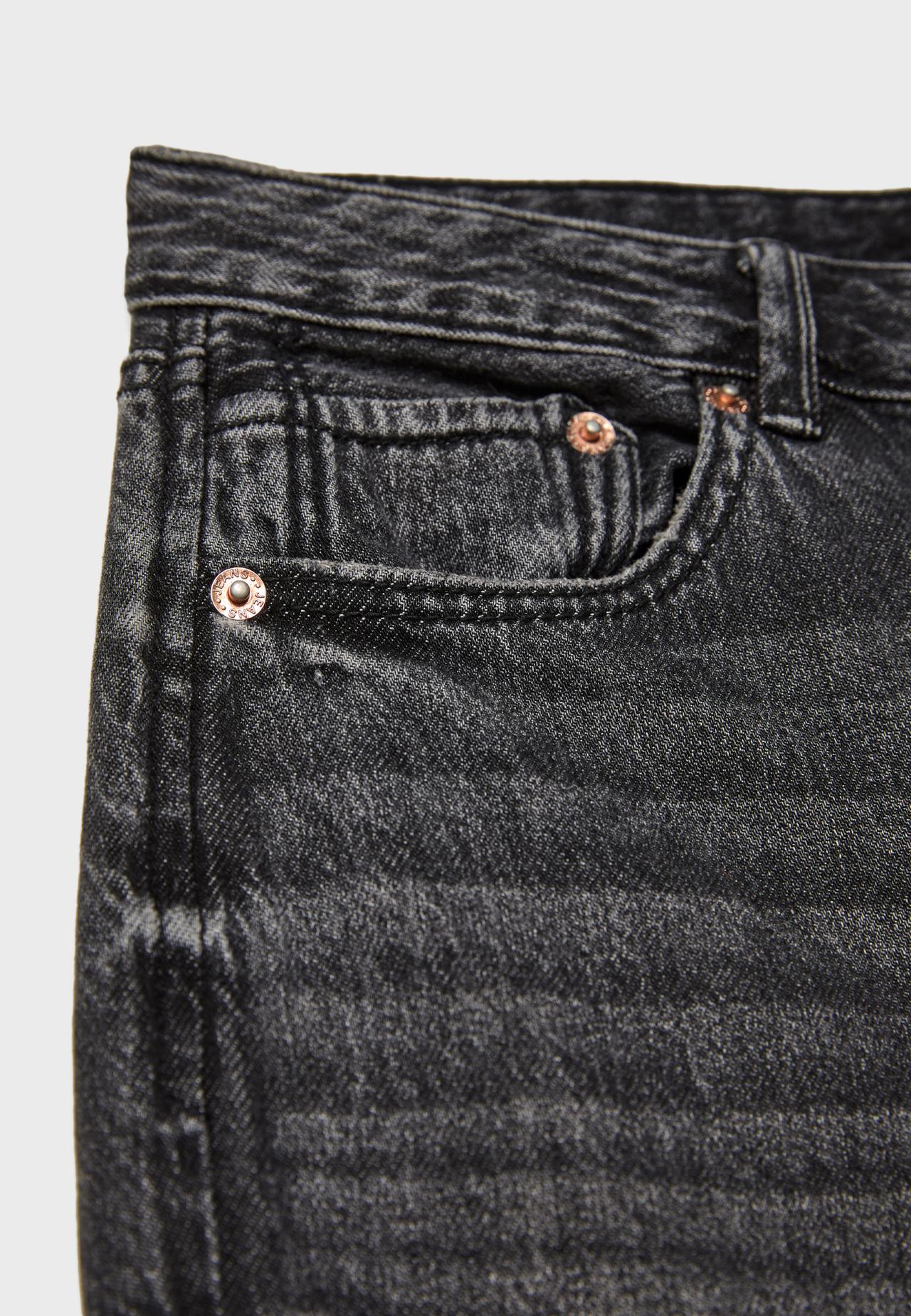 D91 low-rise wide-leg jeans — BLACK DENIM WASH