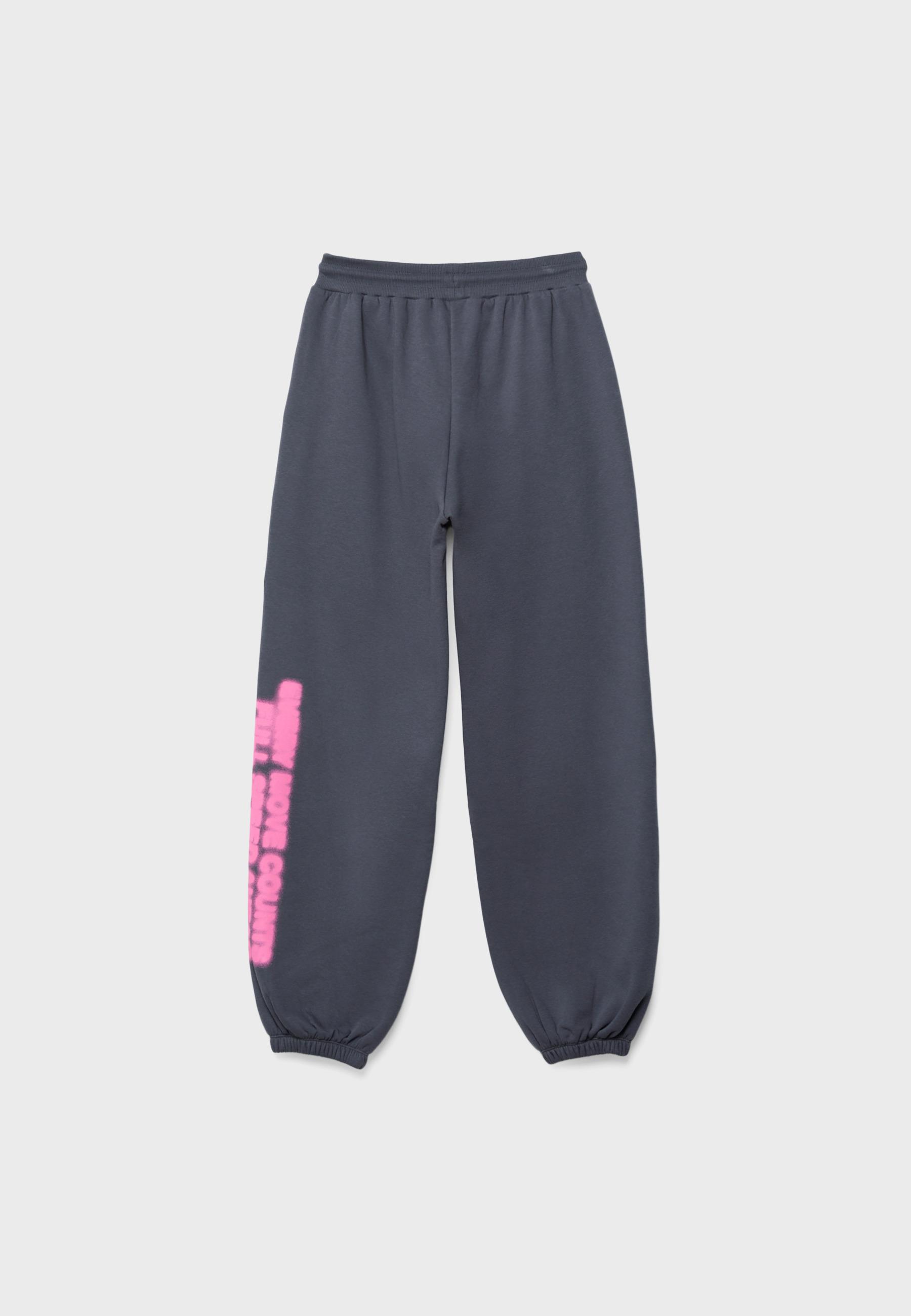 Baggy positional jogger trousers — Dark grey