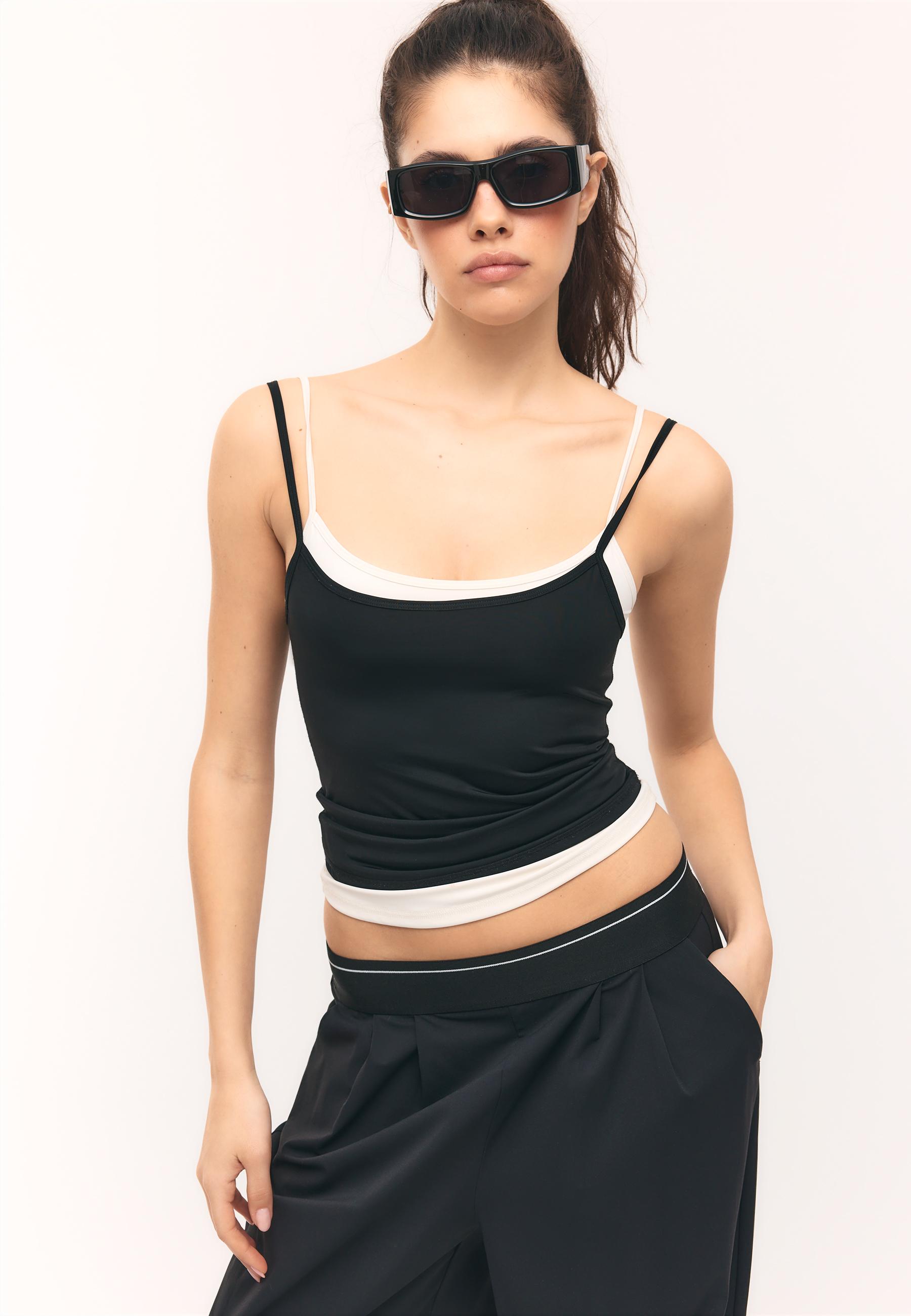 Basic tank top — Ecru