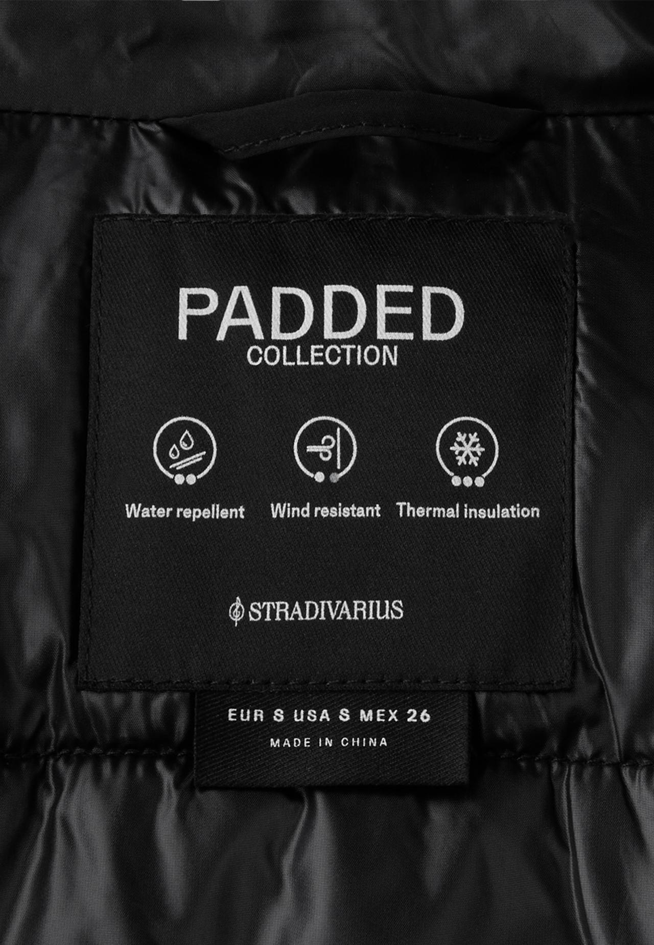 Padded parka — Black
