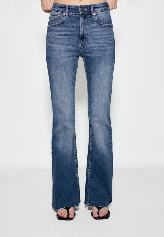 d74 jeans flare slit