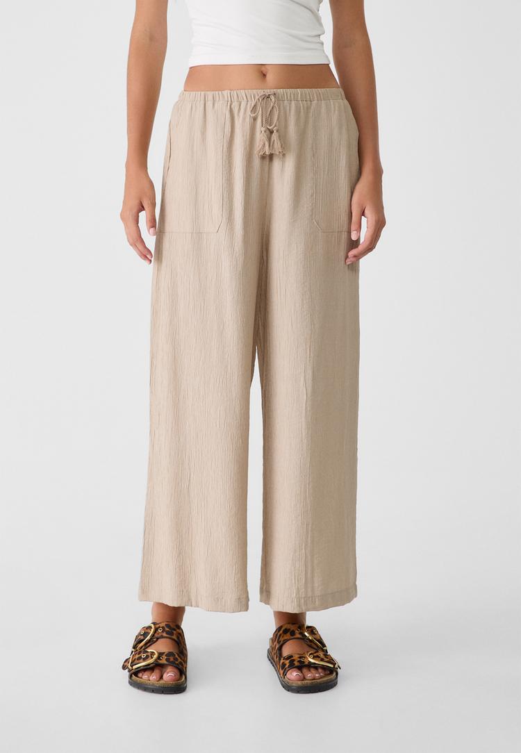 pantalon culotte fluido