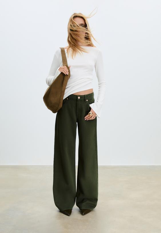 d91 jeans low wide leg