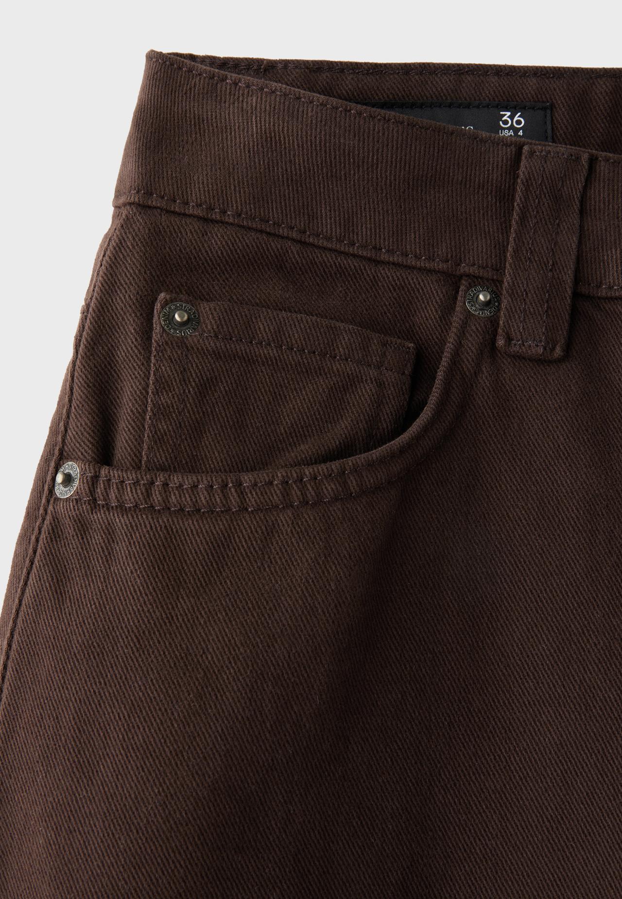 D80 barrel fit jeans — Brown