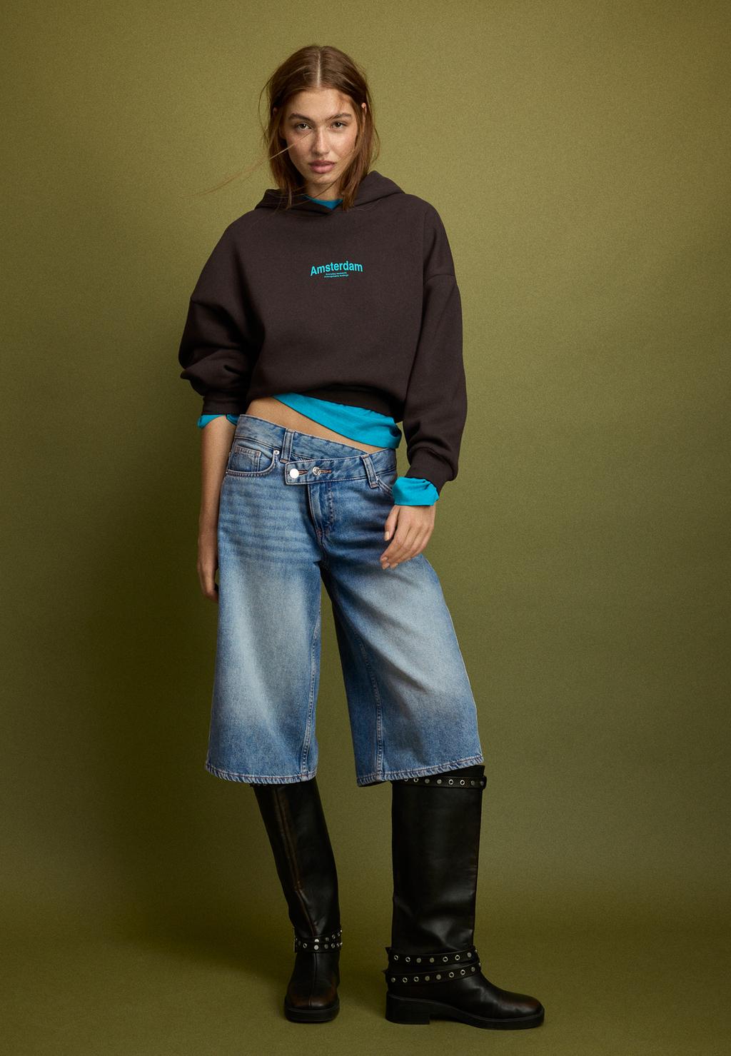 Oversize Sweatshirt Med Tryck
