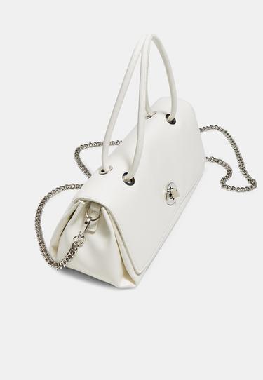 City bag with double handle — White 3
