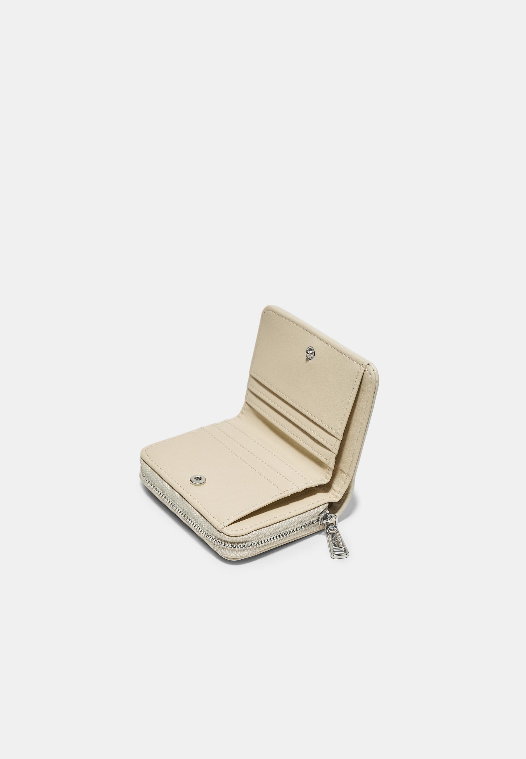 Rectangular purse — Ecru