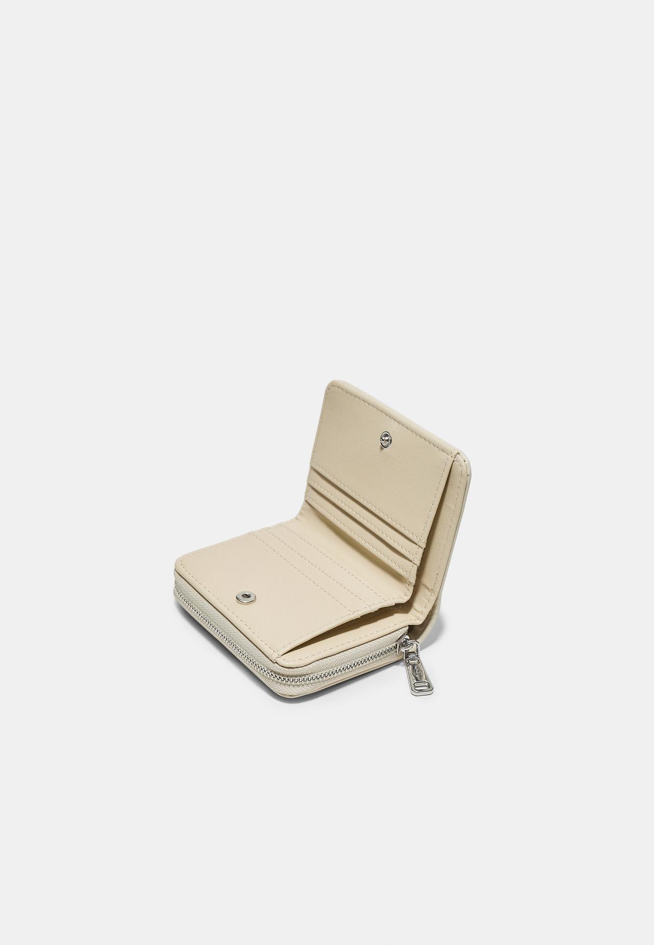 Rectangular purse — Ecru