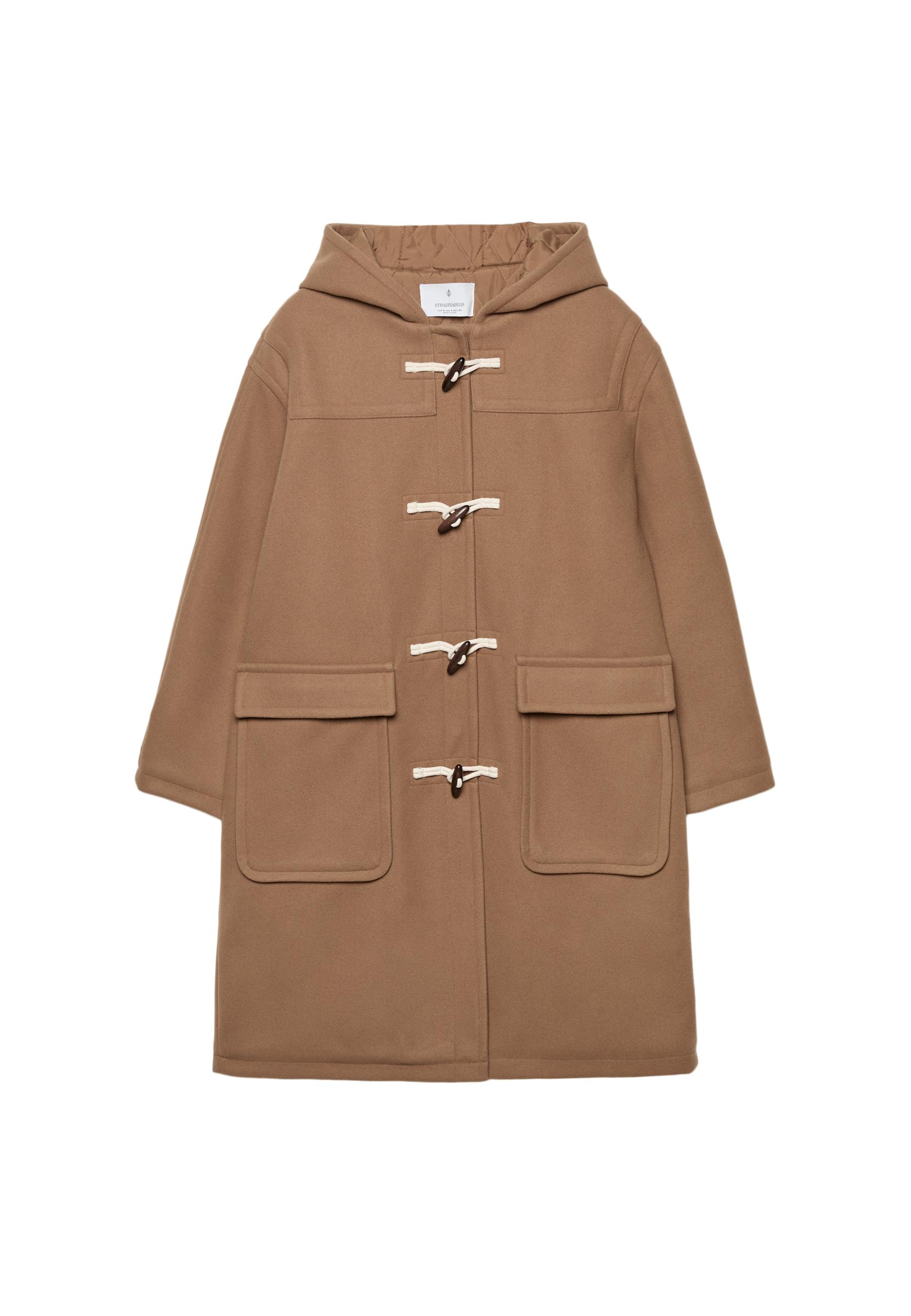 Camel toggle coat deals