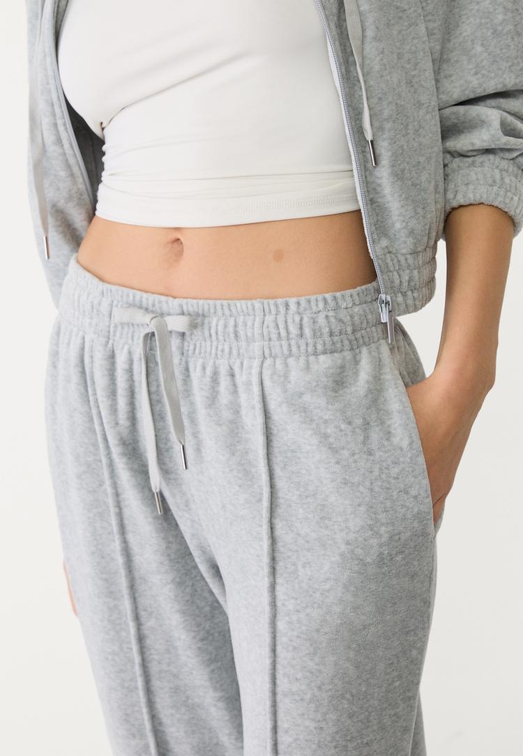pantalon jogger terciopelo