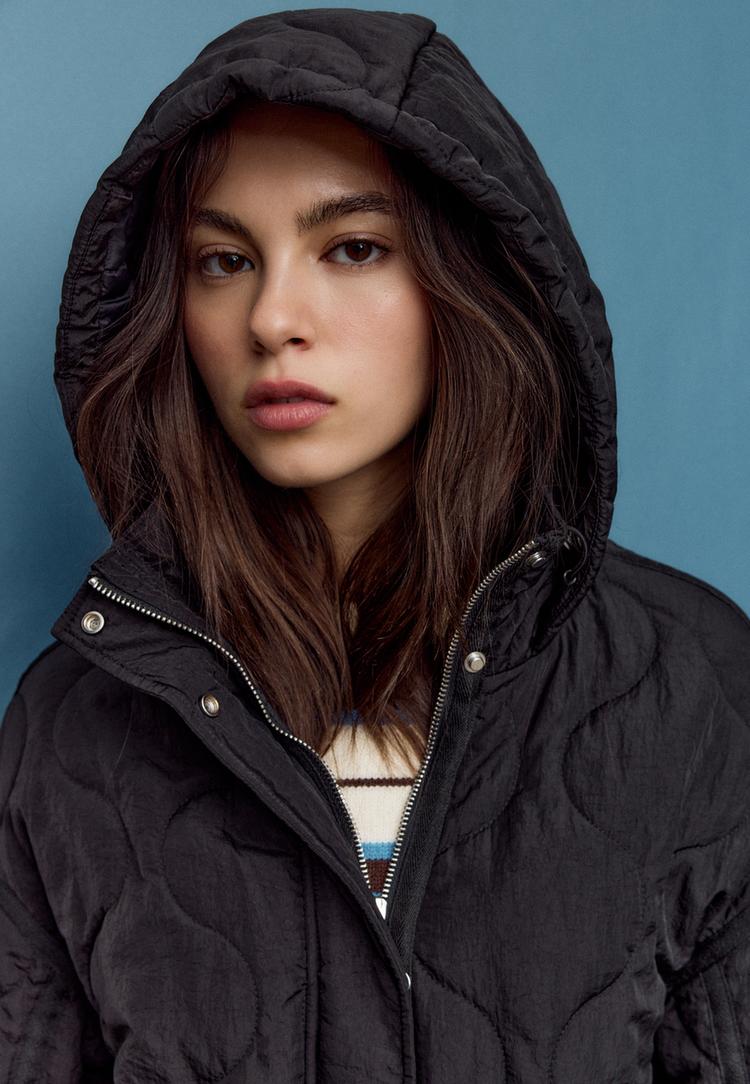 kapusonlu kapitone ceket