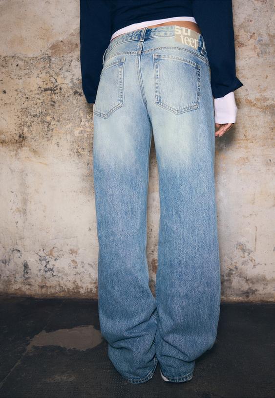 jeans straight low rise