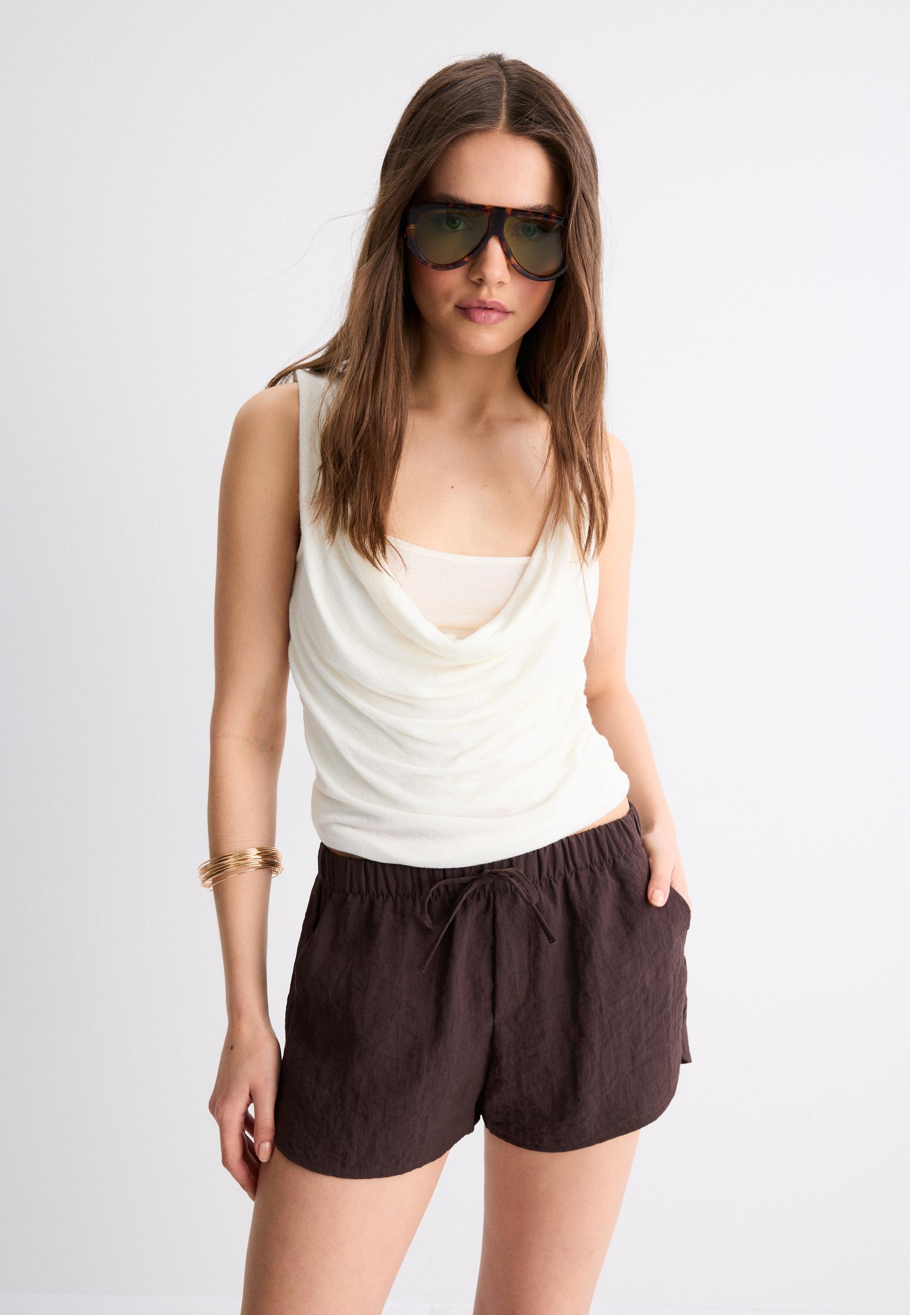 Rustic shorts — Brown