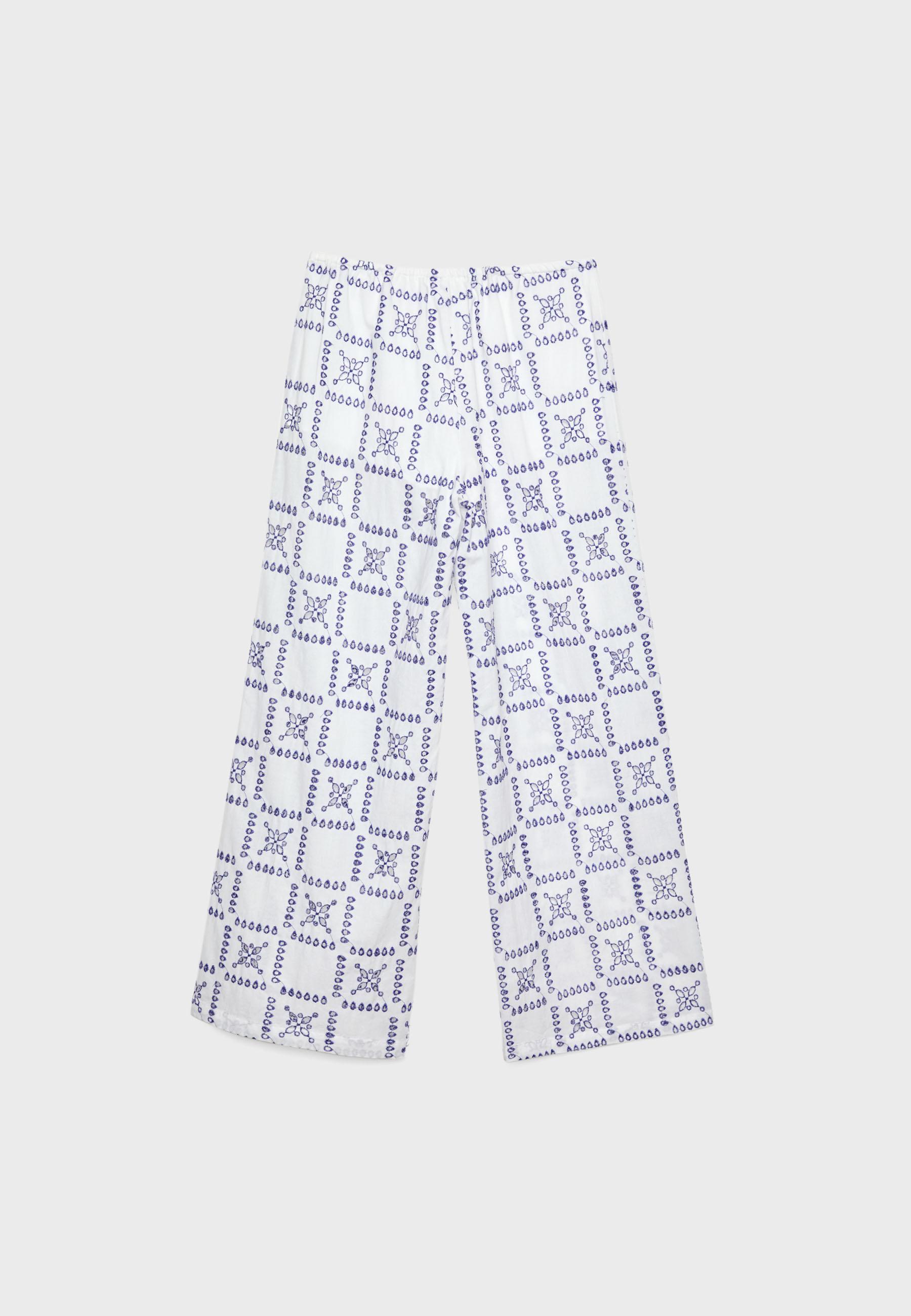 【SATIIIZ】Wideney embroidered bermuda pants BOTTOMS – YZ