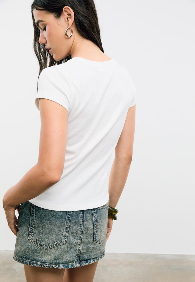 t shirt a motif texte