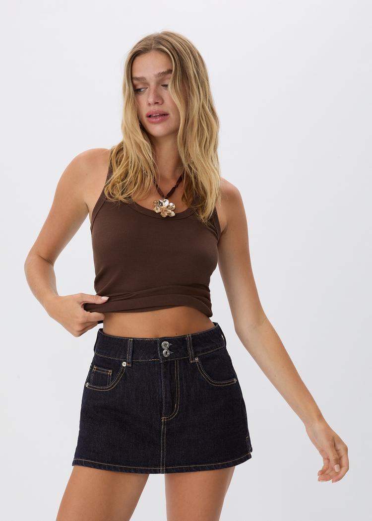jupe culotte en jean
