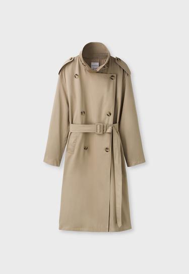 Long basic trench coat — Beige 7