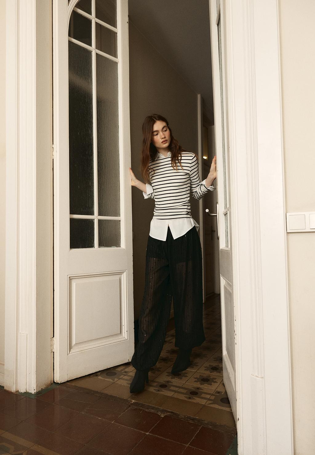 Pullu balon pantolon