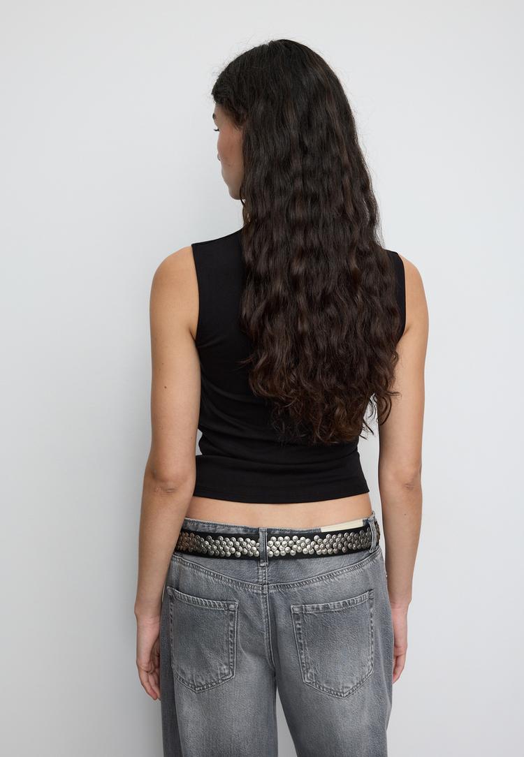 basic tshirt zonder mouwen