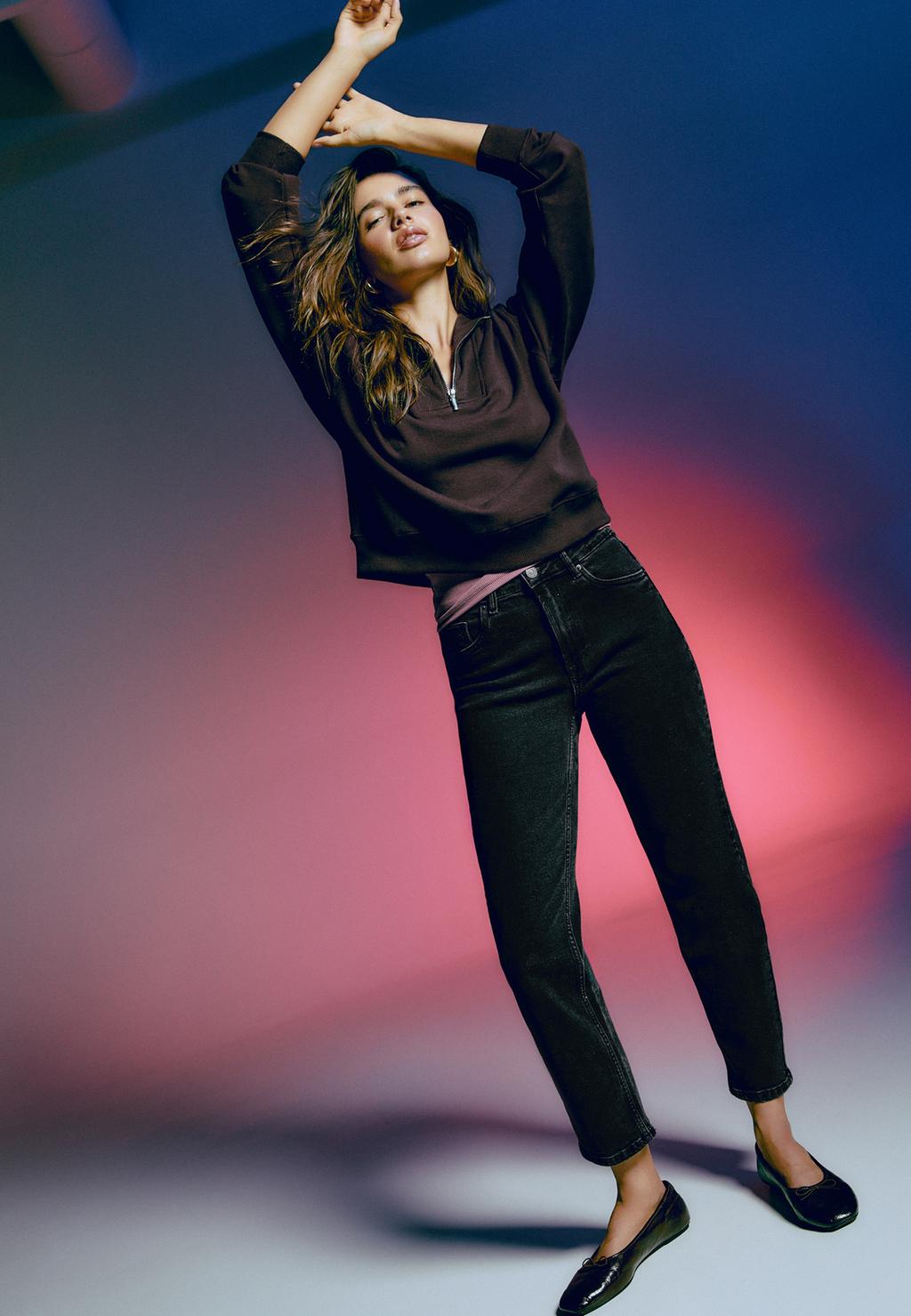 1465 Mom-Jeans im Slim-Fit