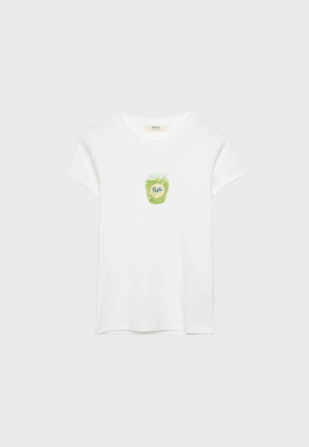 Short sleeve T-shirt with placement print