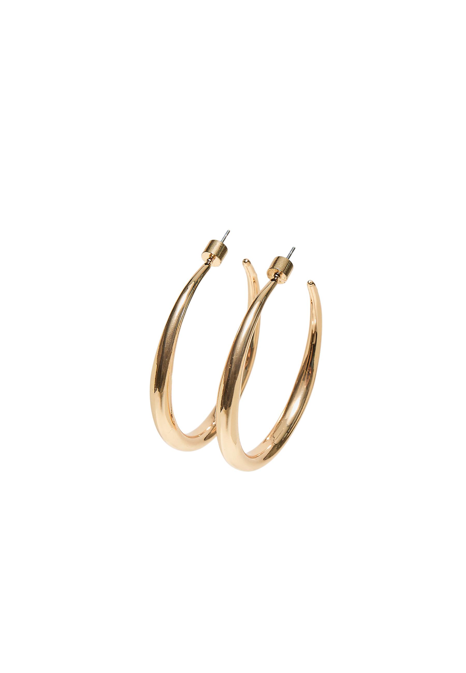 Hoop earrings — Gold