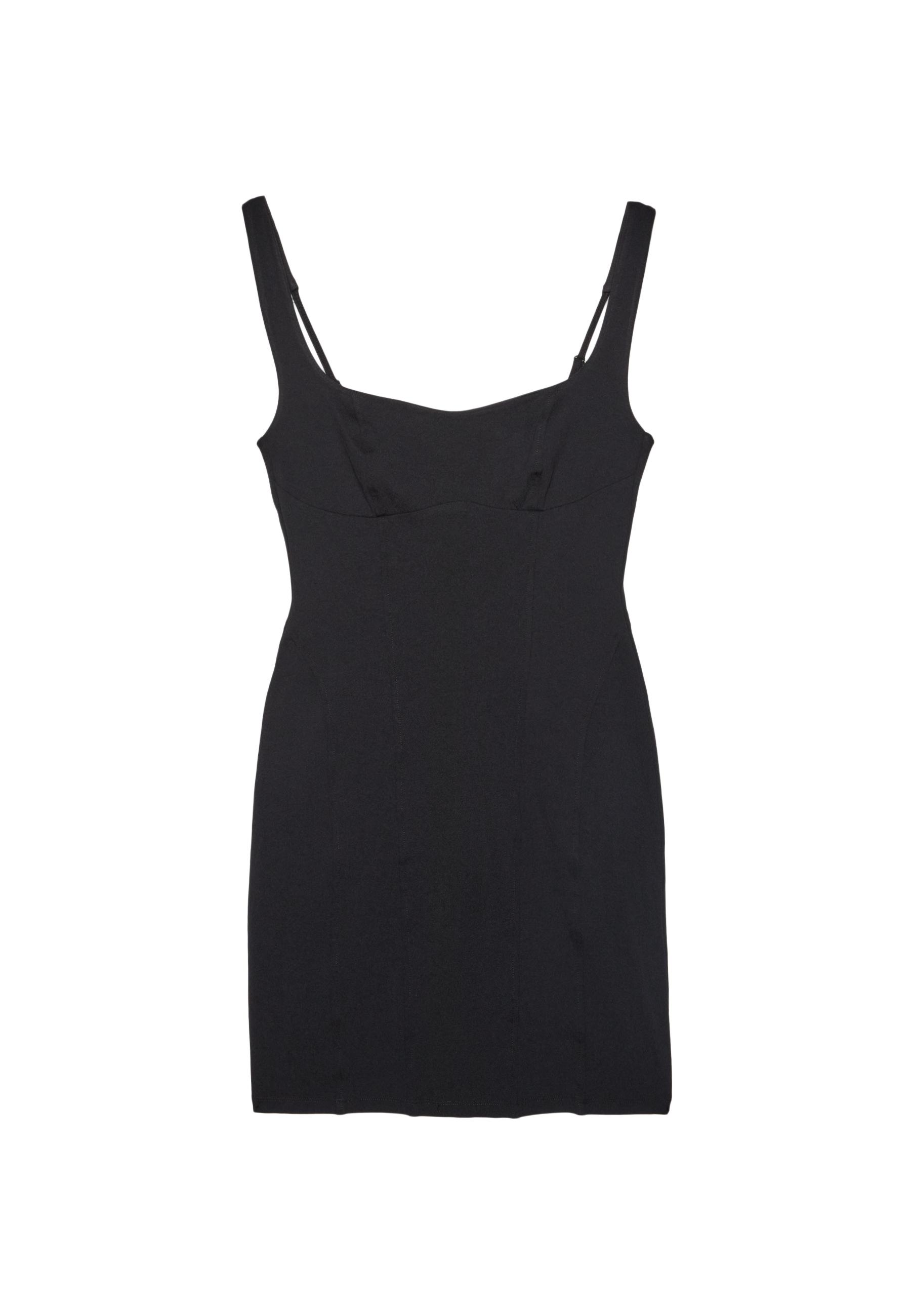 Short bodice dress — Black