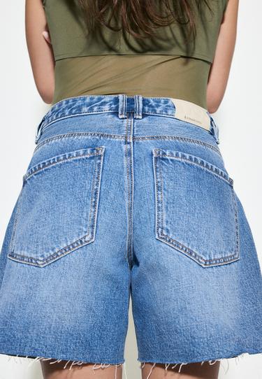 D93 Longline shorts — MEDIUM DENIM WASH 6