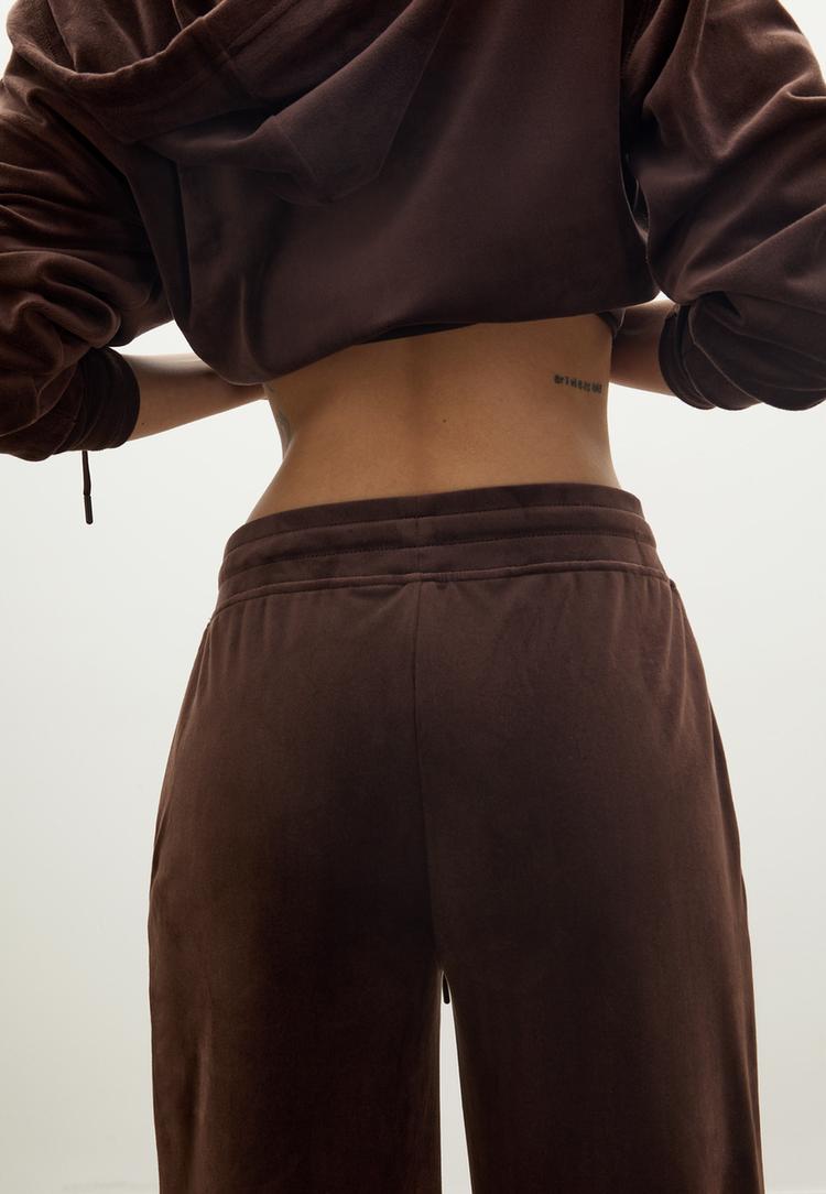 velvet joggers