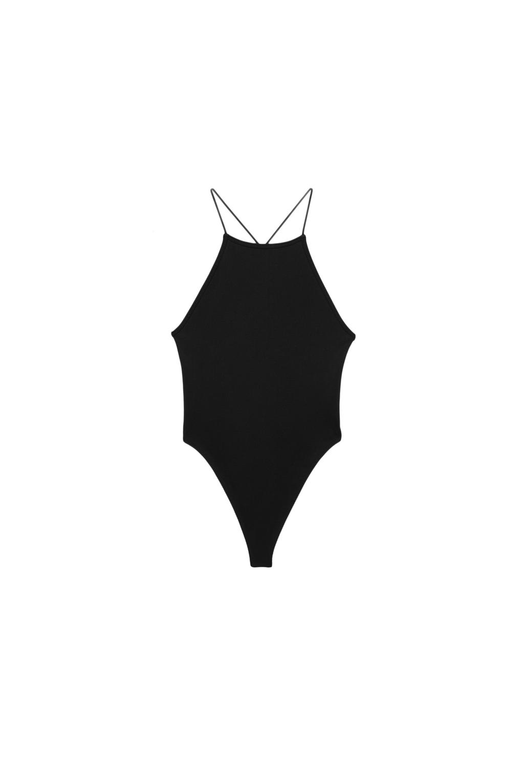 Bodysuit with embellished back