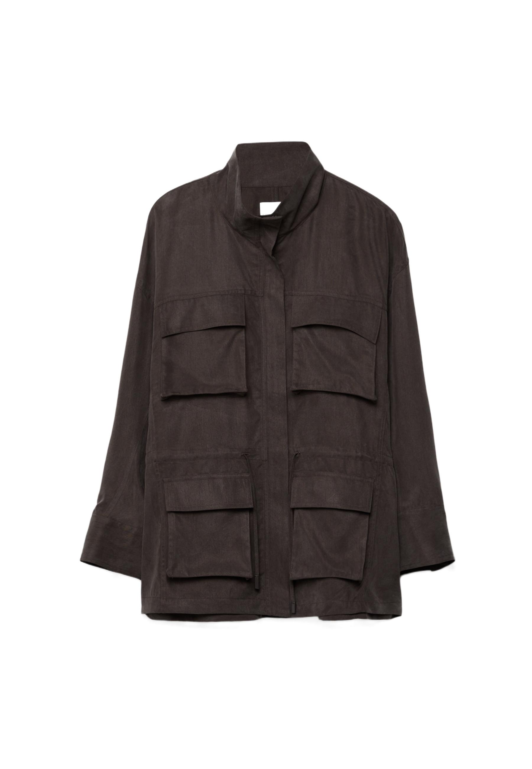 Fluid utility parka — Brown