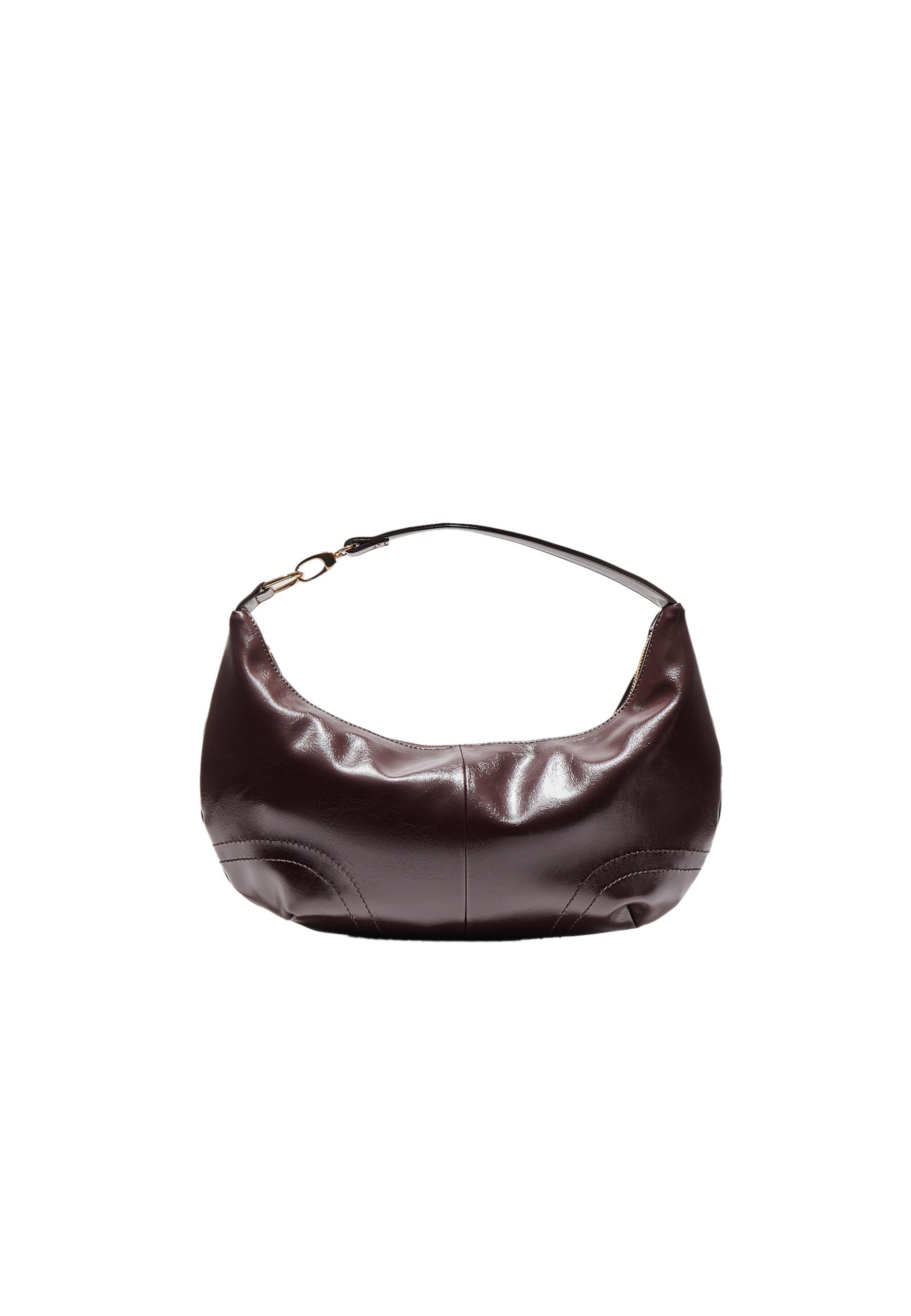 Long bag with seams — Brown