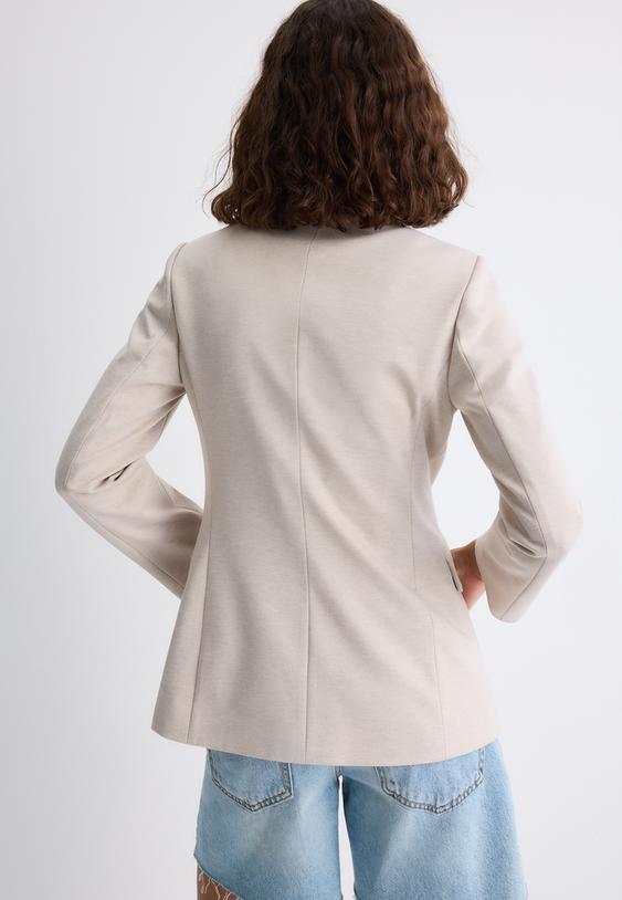 blazer basic in maglia a righe