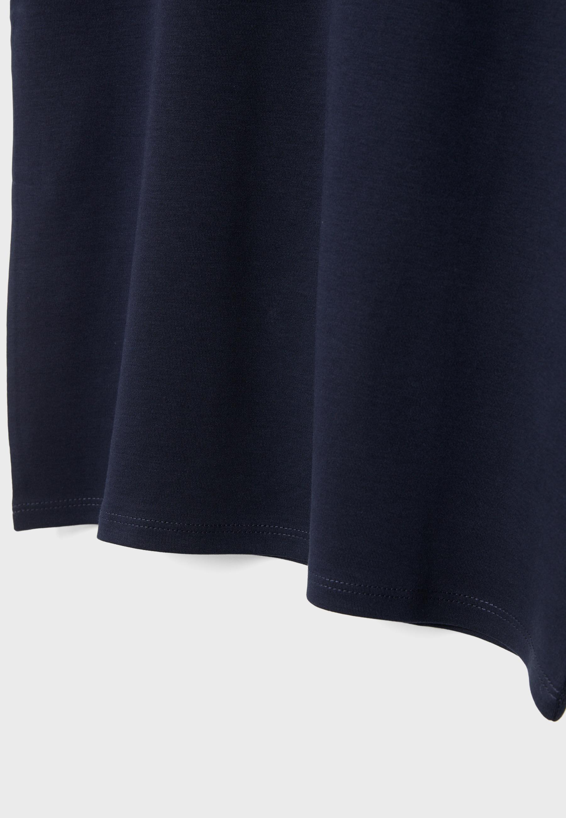 B05 Padded shoulder basic T-shirt — Dark blue