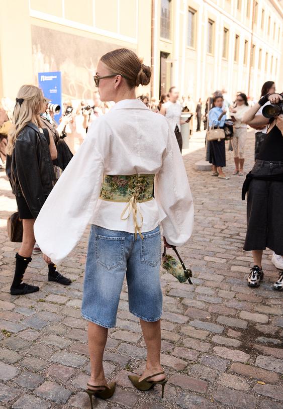 bermuda baggy in denim