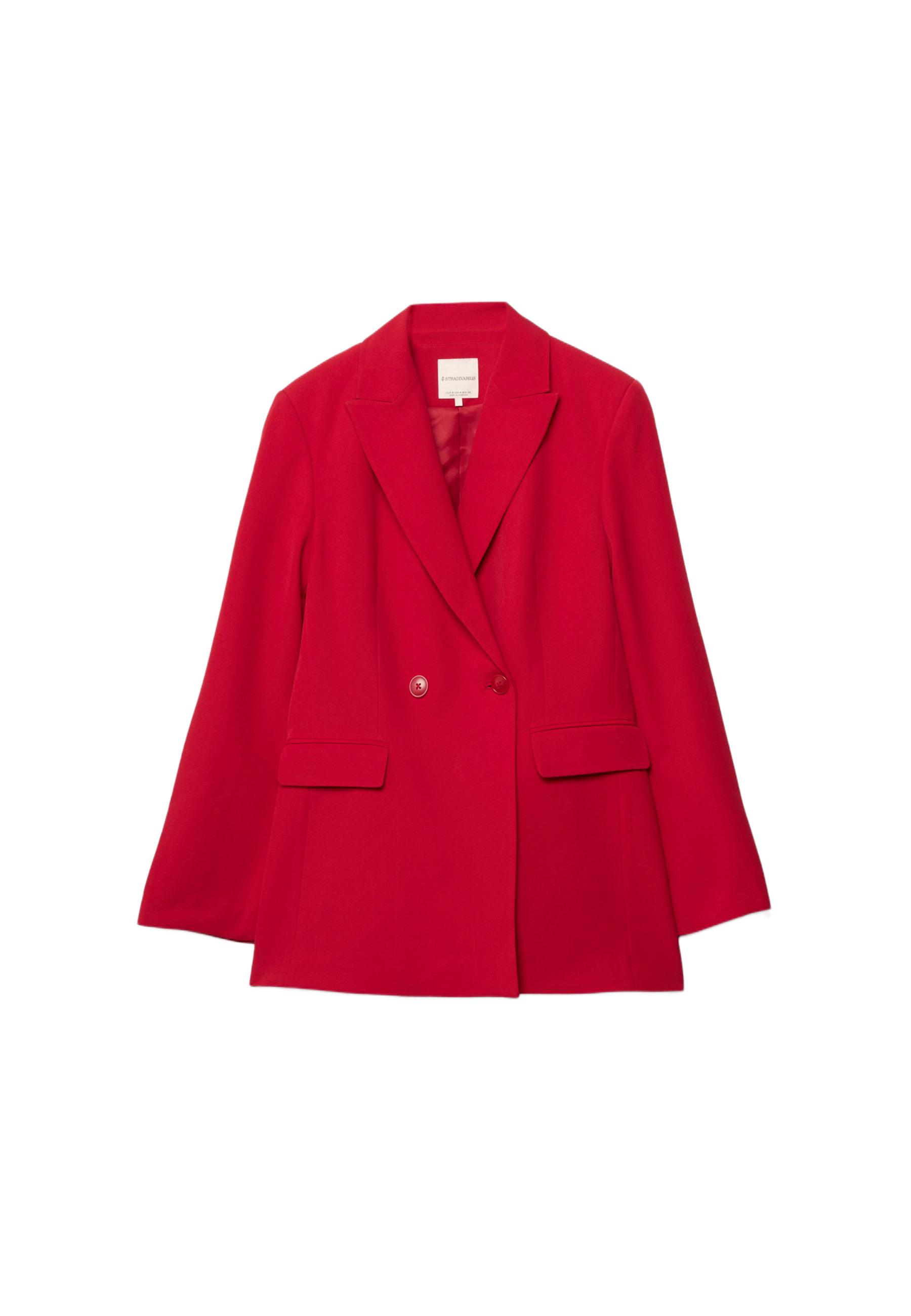 Fitted blazer — Red