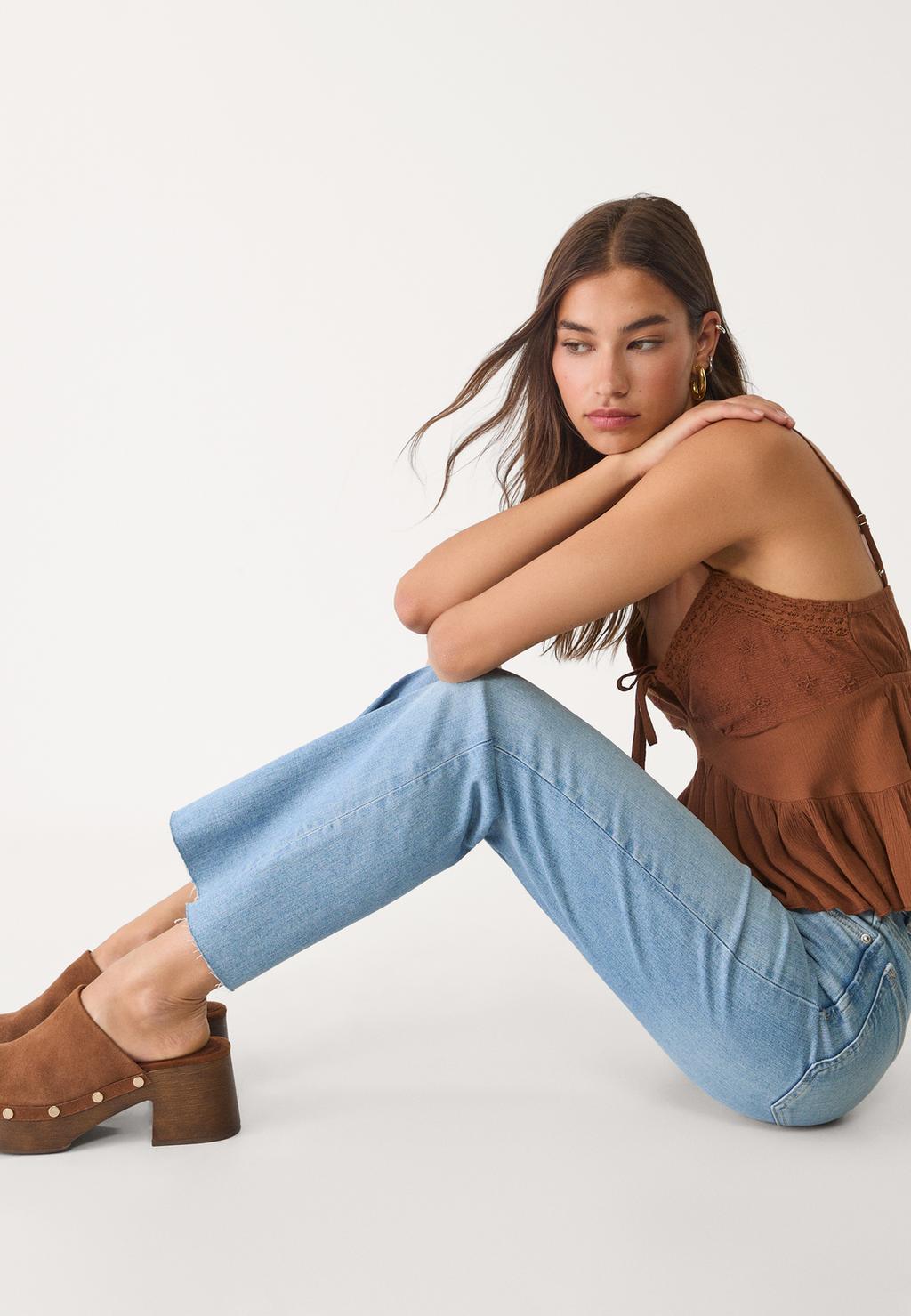 D78 Jeans cropped flare