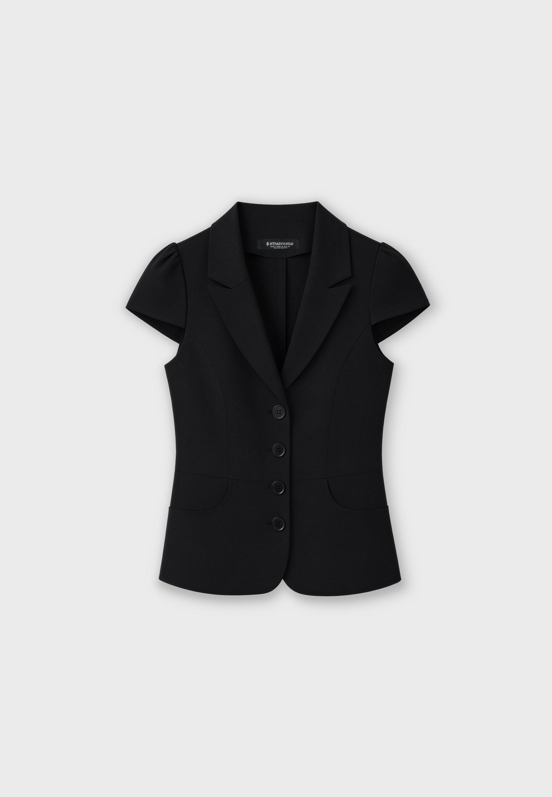 Short sleeve pocket shirt — Black