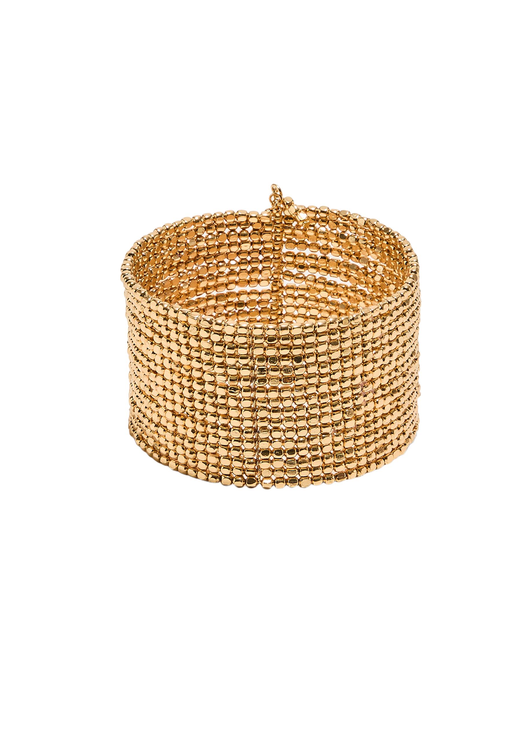 Beaded bracelet — Gold