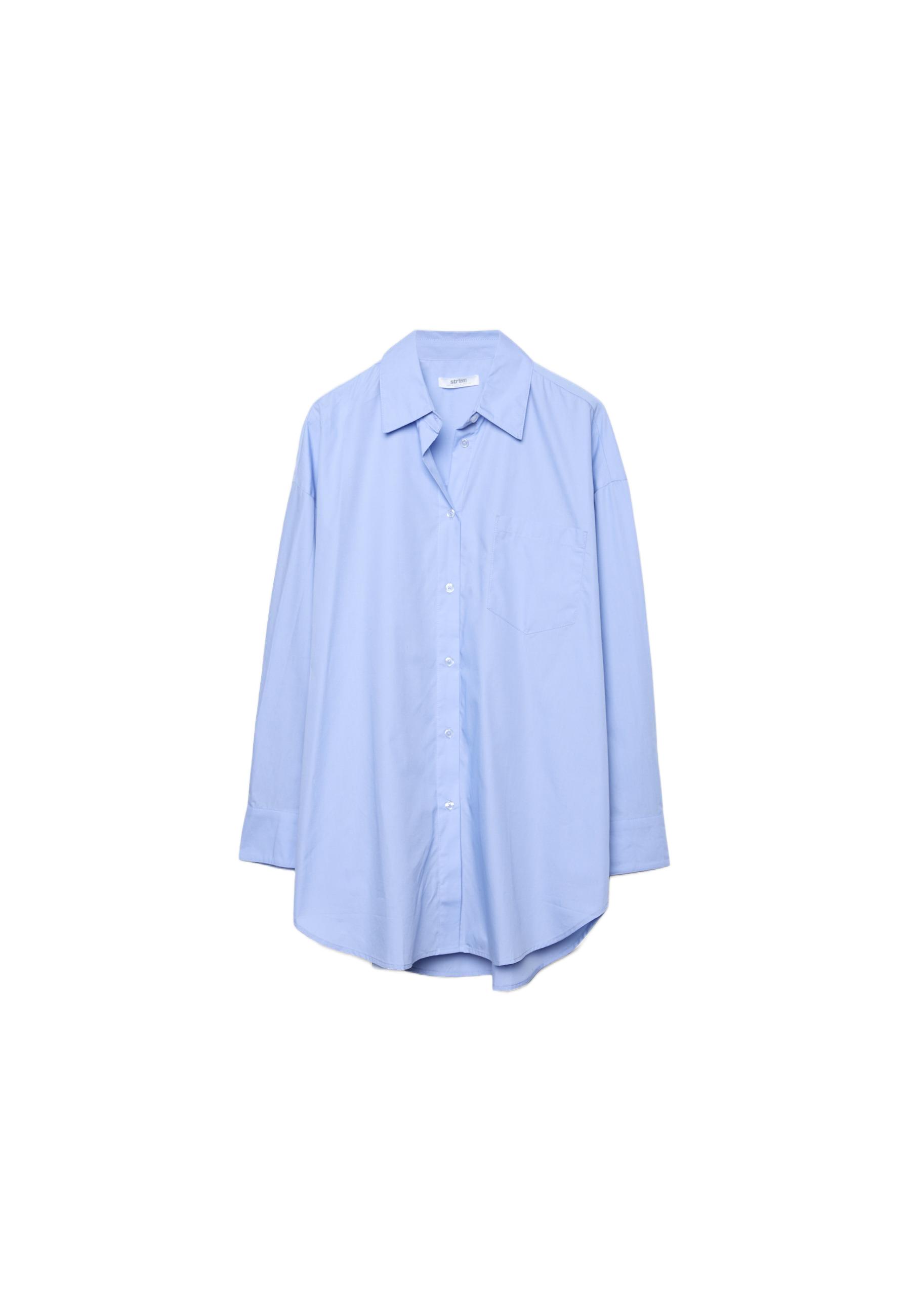 Oversize shirt — Sky blue