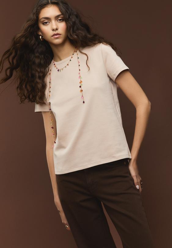 basic t shirt regular zachte touch