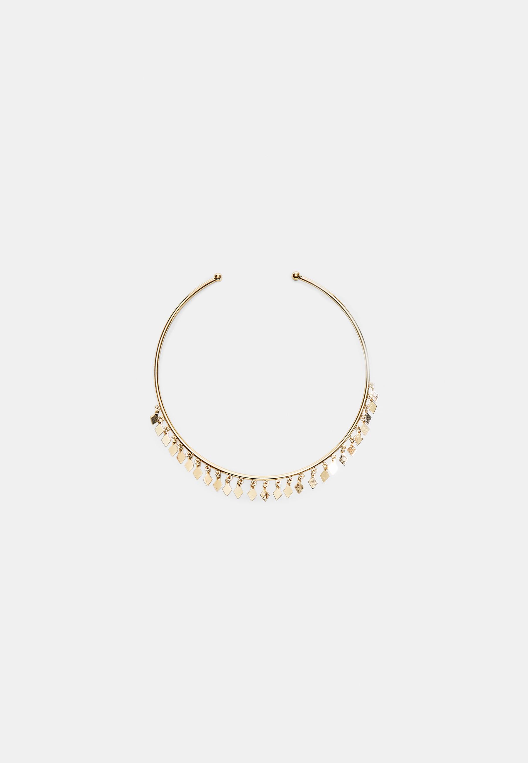 Stradivarius Mini charm detaylı choker kolye görsel 4