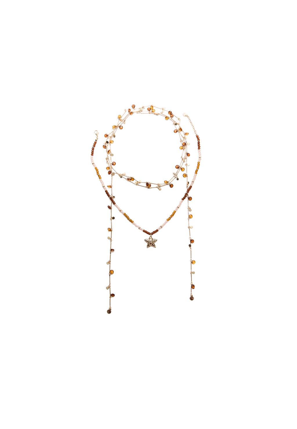 Set 2 collares beads y estrella