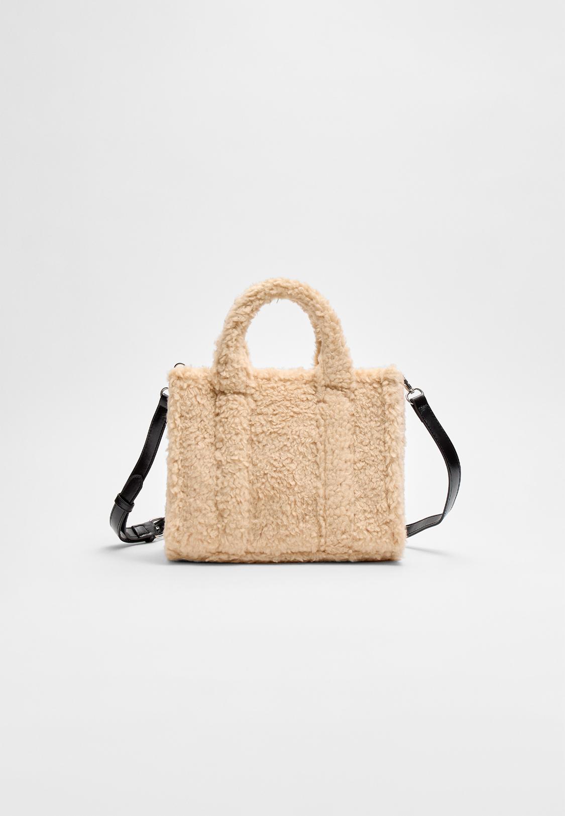 Pelo Stradivarius Bolso De Mano Stradivarius Bolso Borreguito