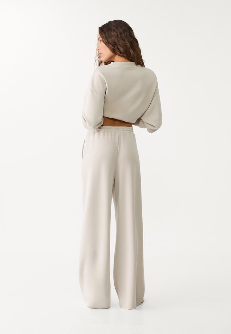 pantalon palazzo tacto suave